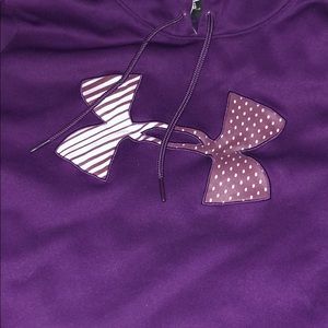 Like new dark purple under armor storm hoodie